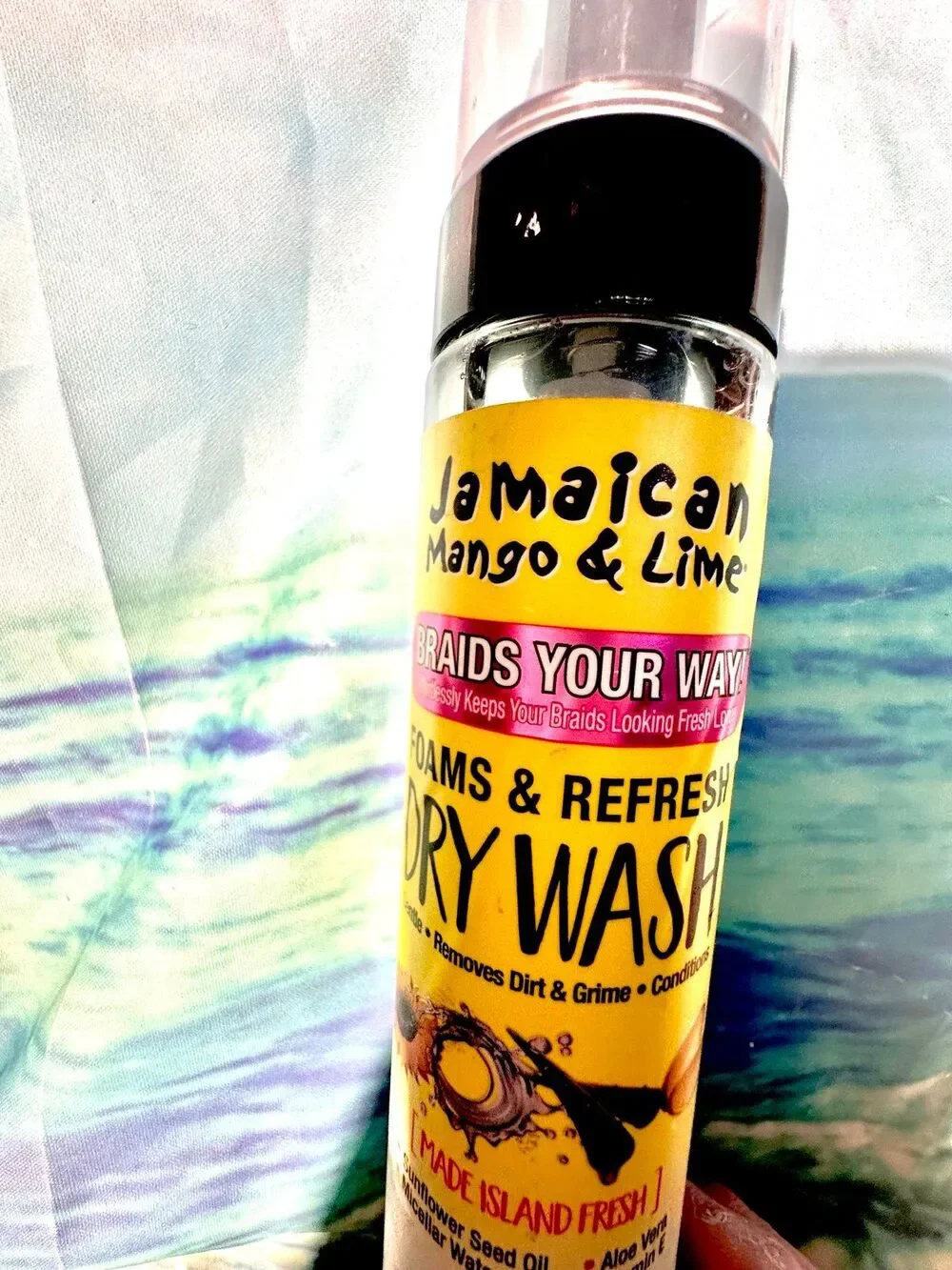 Jamaican Mango & Lime Foams Braid Your Way 8 fl. oz., Micellar Water Refresher